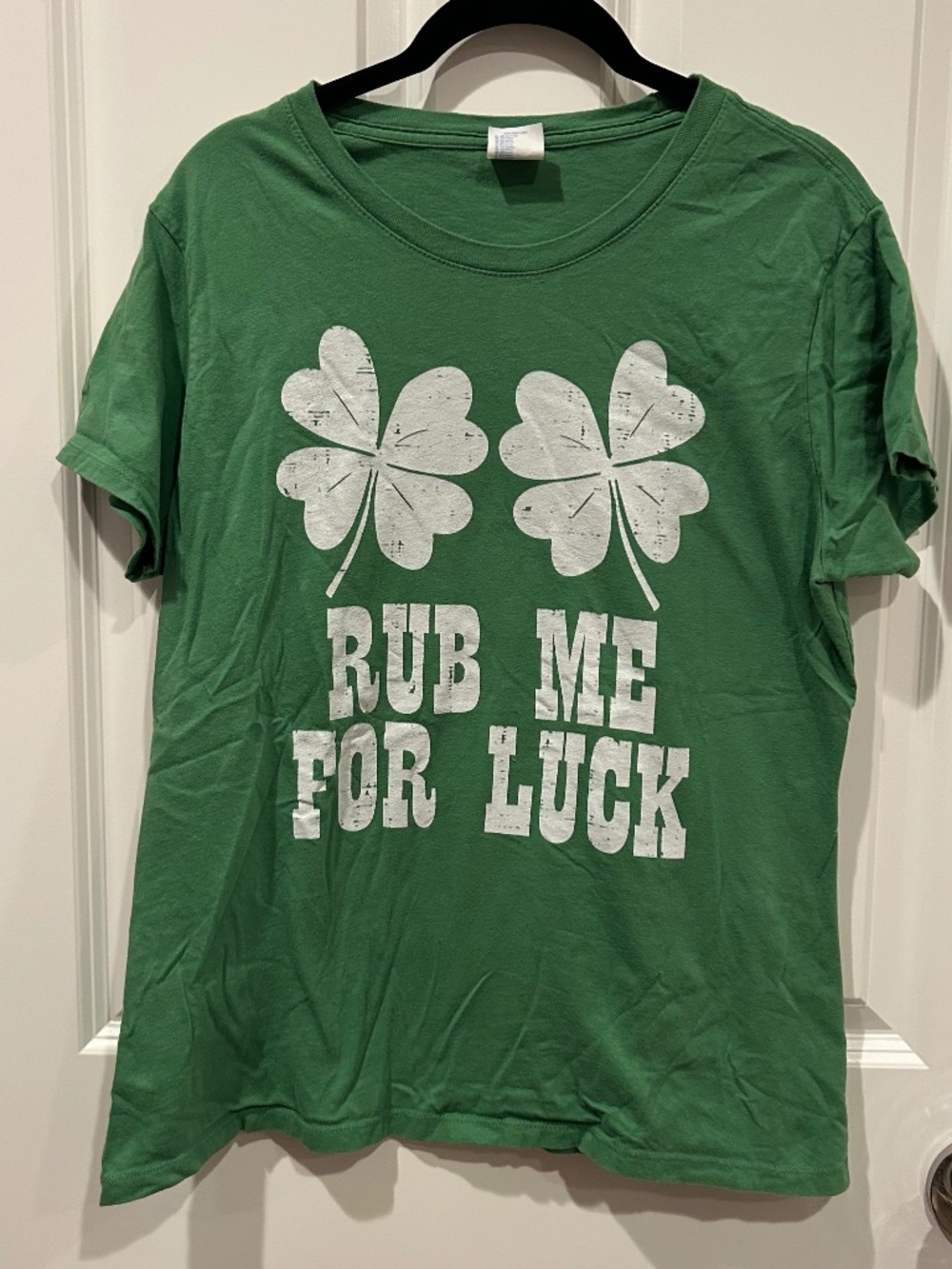 Rub Me For Good Luck Green St. Patrick's Day Tee